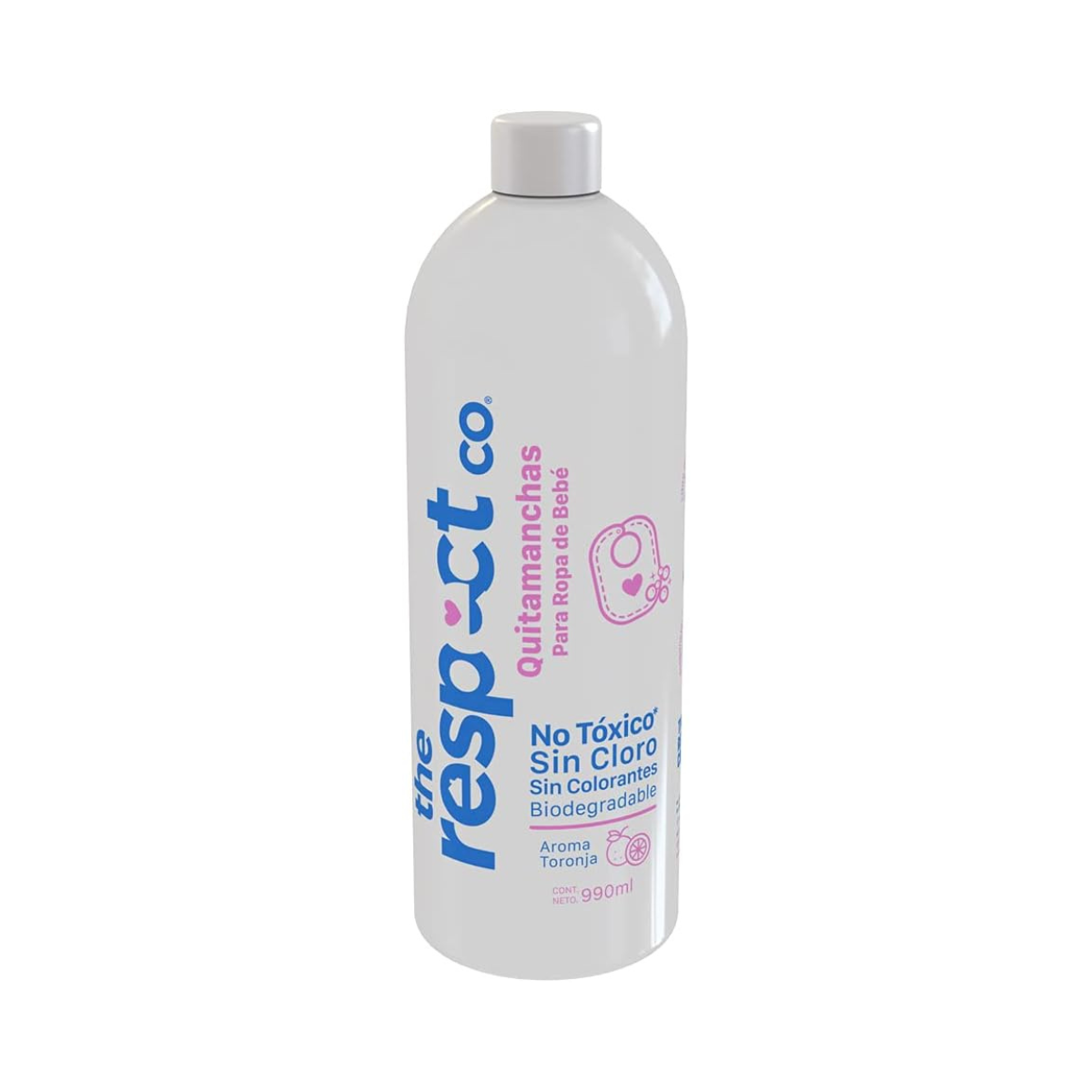 Quitamanchas Liquido para Ropa de Bebé - The Respect Co ®️ - No Tóxico 100% - Biodegradable - 995 mls