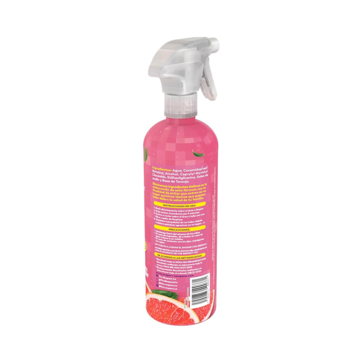 Limpiador Desinfectante Multiusos The Respect Co ®️ - No Tóxico - 100% Biodegradable - 495 mls