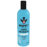 Shampoo Natural para perros RESPET para perros todo tipo de pelo- Aroma Verbena y Té Blanco - 475 mls