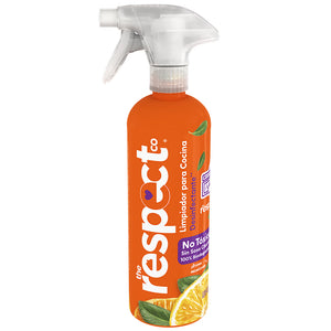 Limpiador desinfectante para Cocina The Respect Co ®️  - No Tóxico - 100% Biodegradable - 495 mls