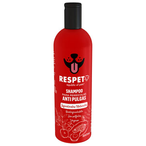 Shampoo Natural para perros RESPET Antipulgas - Aroma Verbena y Té Blanco - 475 mls