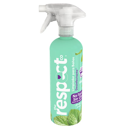Limpiador Desinfectante para baños The Respect Co ®️  - No Tóxico - 100% Biodegradable - 495 ml