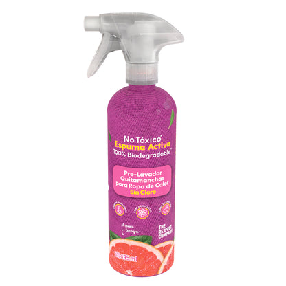 Pre-Lavador para Ropa de Color - The Respect Co ®️ - No Tóxico 100% - Biodegradable - Espuma Activa - 495 mls