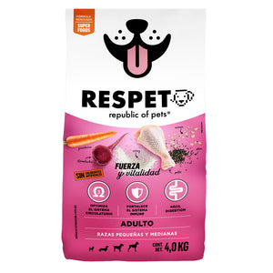 Respet Alimento Fuerza Y Vitalidad con Superfoods Perro Adulto - 4 kilos